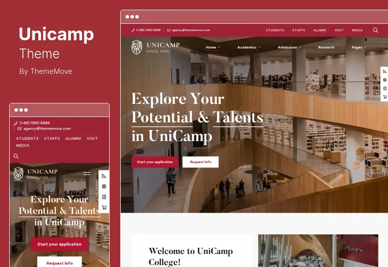 Unicamp Theme - University and College WordPress Theme