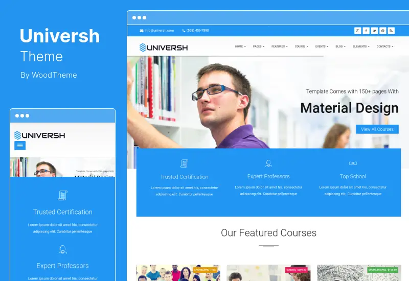 Universh Theme - Education Multipurpose WordPress Theme
