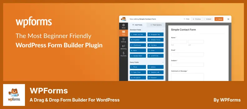WPForms Plugin - A Drag & Drop Form Builder for WordPress