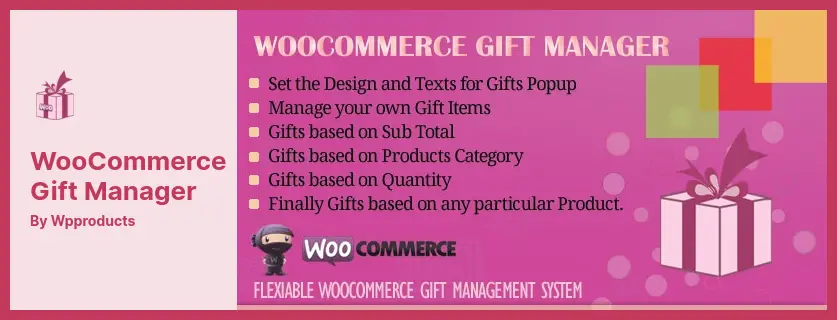 WooCommerce Gift Manager Plugin - WordPress WooCommerce Plugin to Manage The Gifts