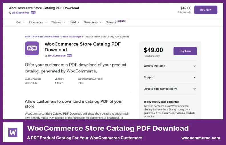 WooCommerce Store Catalog PDF Download Plugin - A PDF Product Catalog for Your WooCommerce Customers
