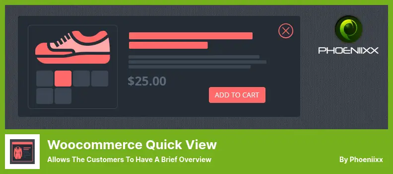 Woocommerce Quick View lite Plugin - Allows The Customers to Have a Brief Overview