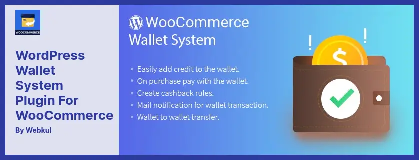WordPress WooCommerce Wallet System Plugin - Payments From The Wallet System Plugin for WooCommerce