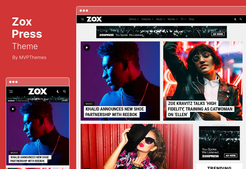 ZoxPress Theme - The All-In-One News WordPress Theme