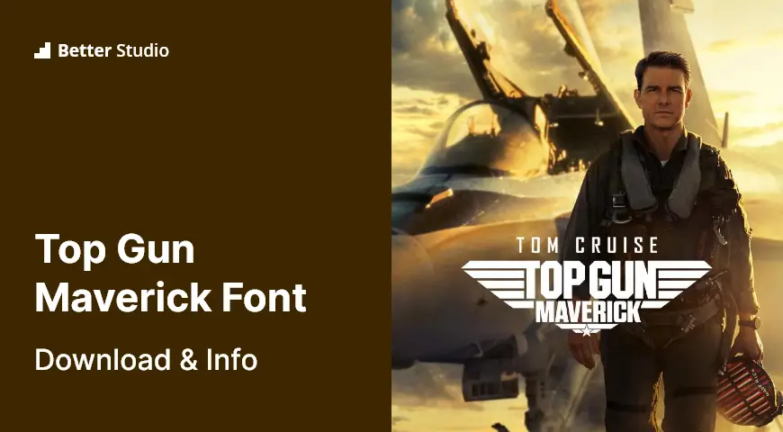 Behov for Planlagt Calamity Top Gun Maverick Font Free Download