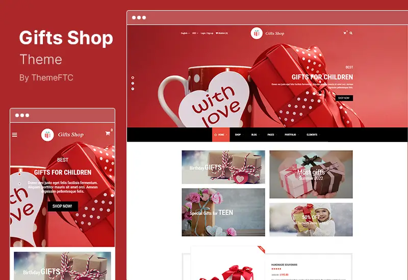 Gifts Shop Theme - Handmade Souvenirs WooCommerce Theme