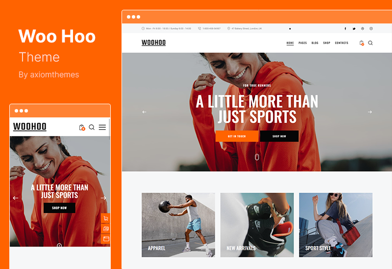 Woo Hoo Theme - Extreme Sports & Outdoor Activities WordPress Theme