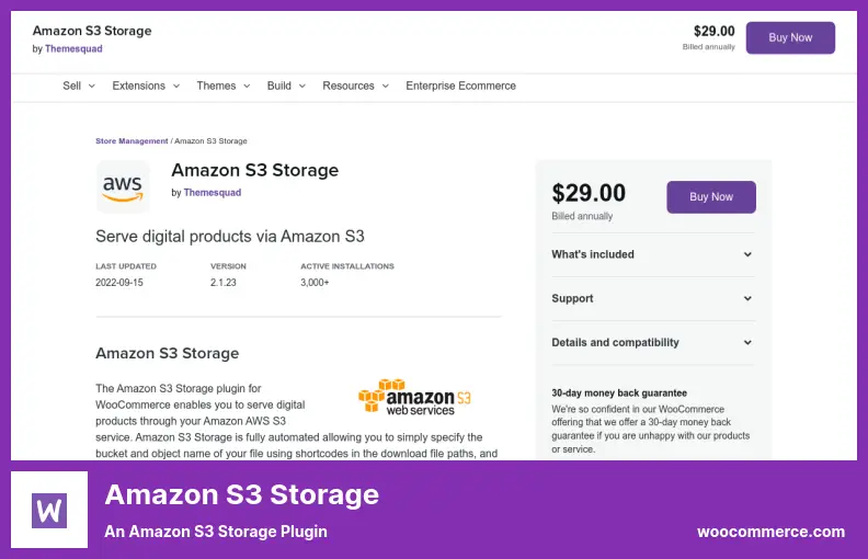Amazon S3 Storage Plugin - An Amazon S3 Storage Plugin