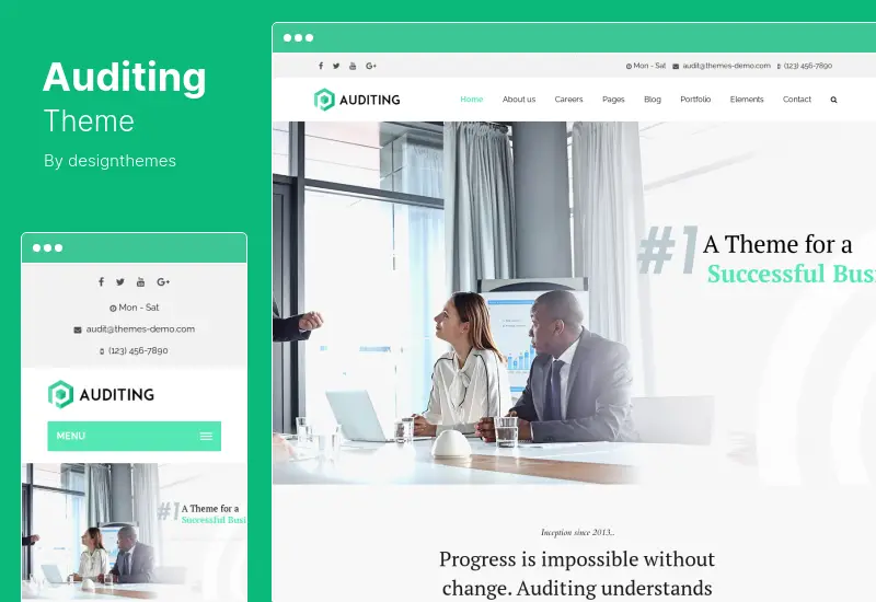 Auditing Theme - Accounting Consultant, Finance WordPress Theme