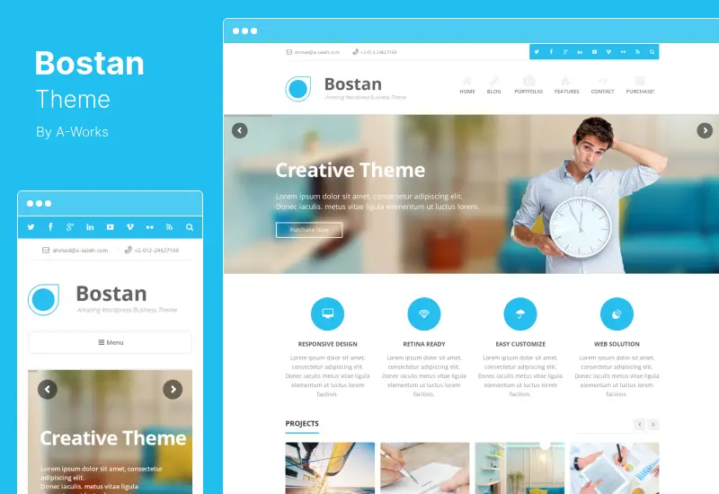 Bostan Theme - Business WordPress Theme