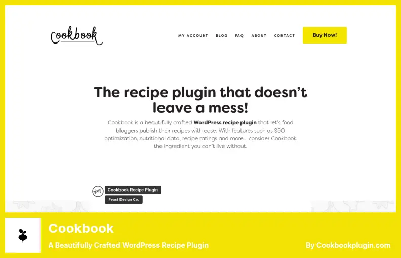 Cookbook Plugin - A Beautifully Crafted WordPress Recipe Plugin