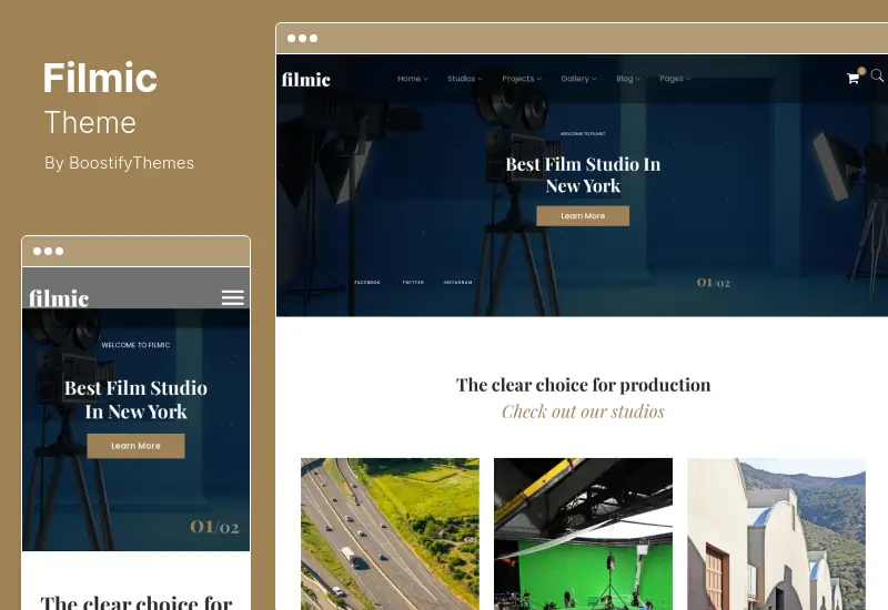 Filmic Theme - Movie Studio & Film Maker WordPress Theme