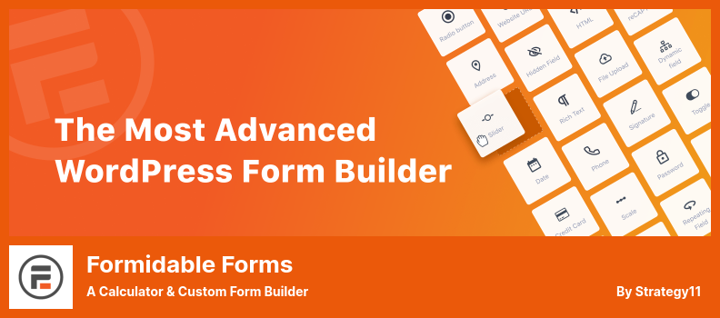 Formidable Forms Plugin - a Calculator & Custom Form Builder