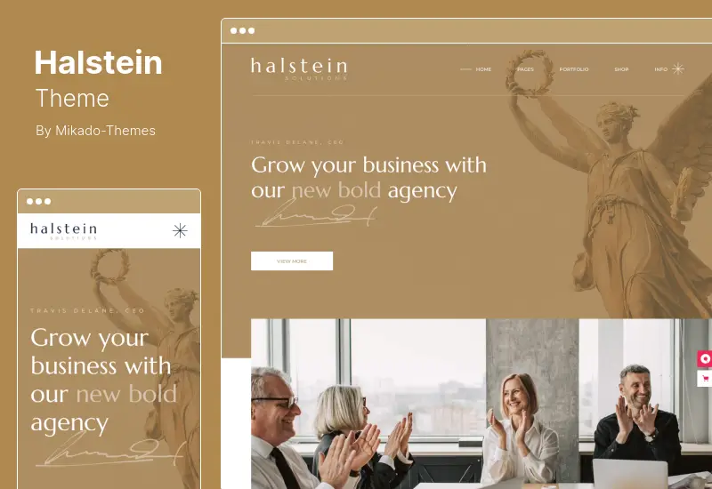 Halstein Theme - Business Consulting WordPress Theme
