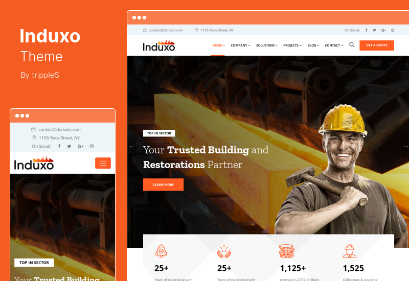 Induxo Theme - Industry WordPress Theme