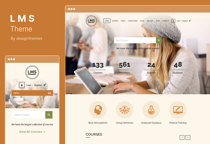 LMS Theme - Learning Management System & Online Courses WordPress Theme