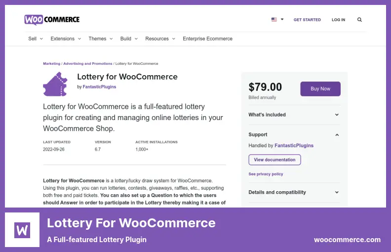 Lottery for WooCommerce Plugin - A Full-featured Lottery Plugin