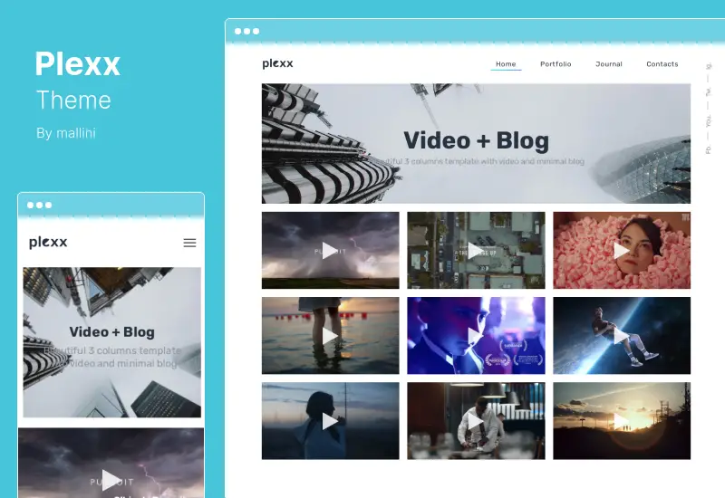 Plexx Theme - The Best Photo and Video Portfolio WordPress Theme