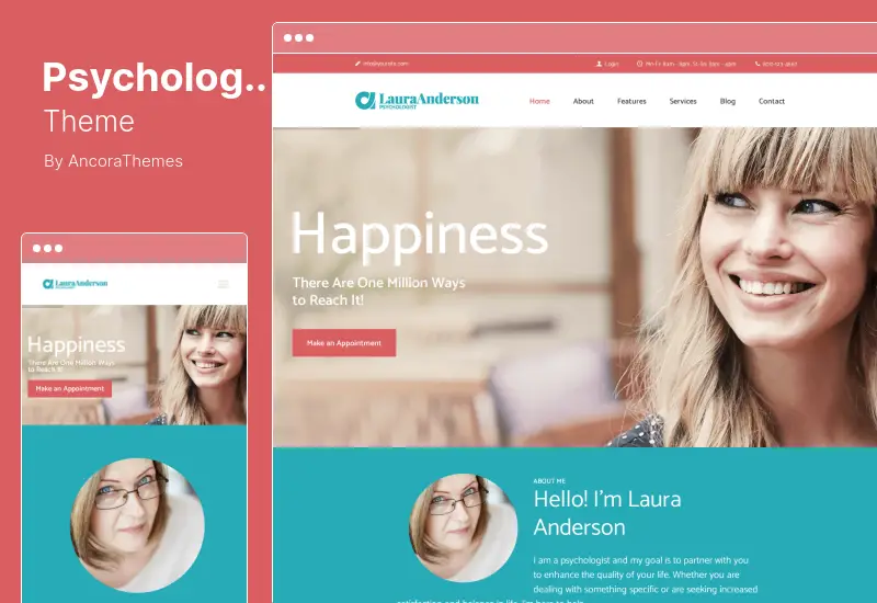 Psychologist Theme - Therapy and Counseling Doctor WordPress Theme