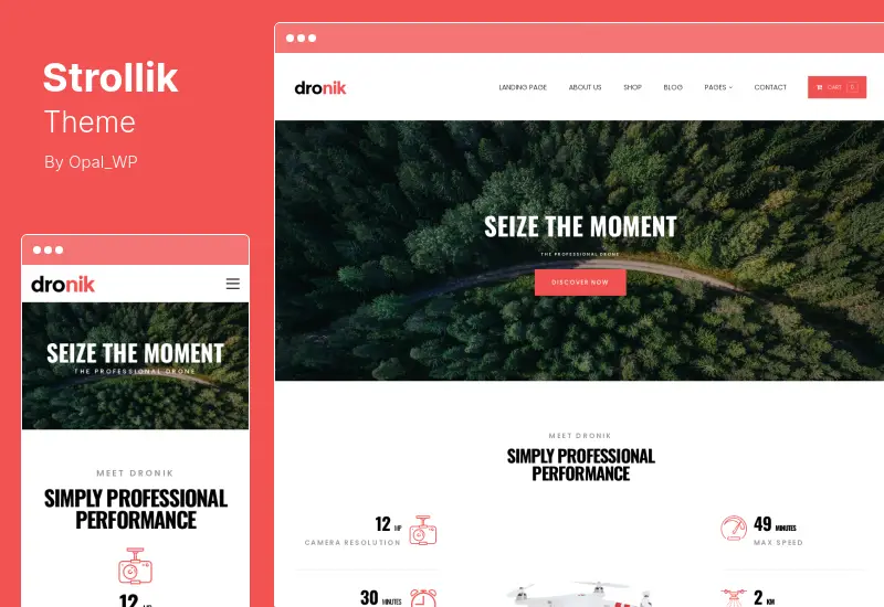 Strollik Theme - Single Product WooCommerce WordPress Theme