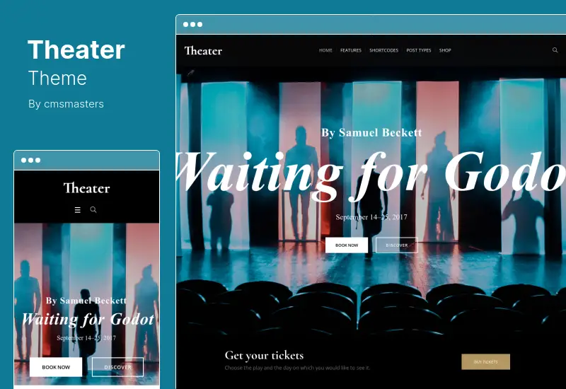Theater Theme - Concert & Art Event Entertainment WordPress Theme