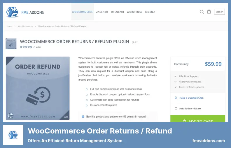 WooCommerce Order Returns / Refund Plugin - Offers an Efficient Return Management System