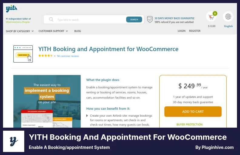 YITH Booking and Appointment for WooCommerce Plugin - Enable a Booking/appointment System