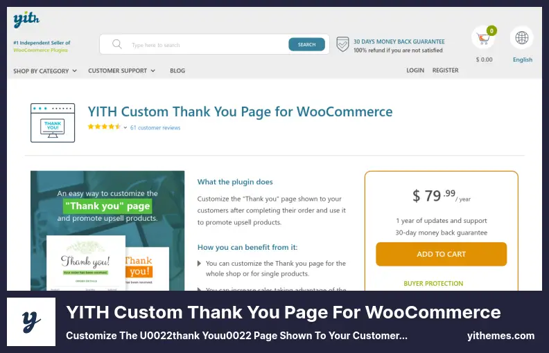 YITH Custom Thank You Page for WooCommerce Plugin - Customize The u0022thank Youu0022 Page Shown to Your Customers