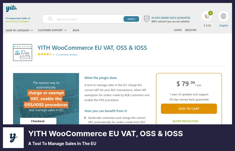 YITH WooCommerce EU VAT, OSS & IOSS Plugin - A Tool to Manage Sales in The EU