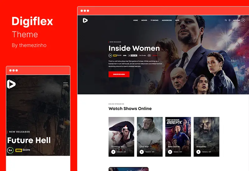 Digiflex Theme - Online Movie Streaming WordPress Theme
