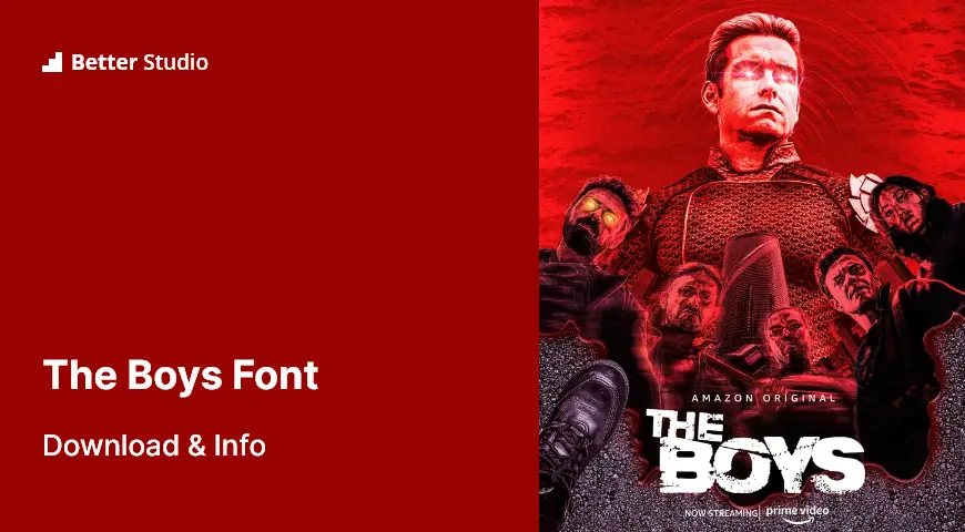 The Boys Series Font: Free Download