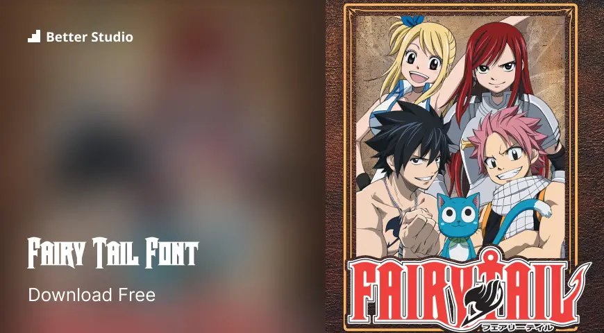Fairy Tail Font: Download Free Font & Logo