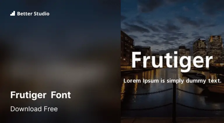 frutiger free font download mac