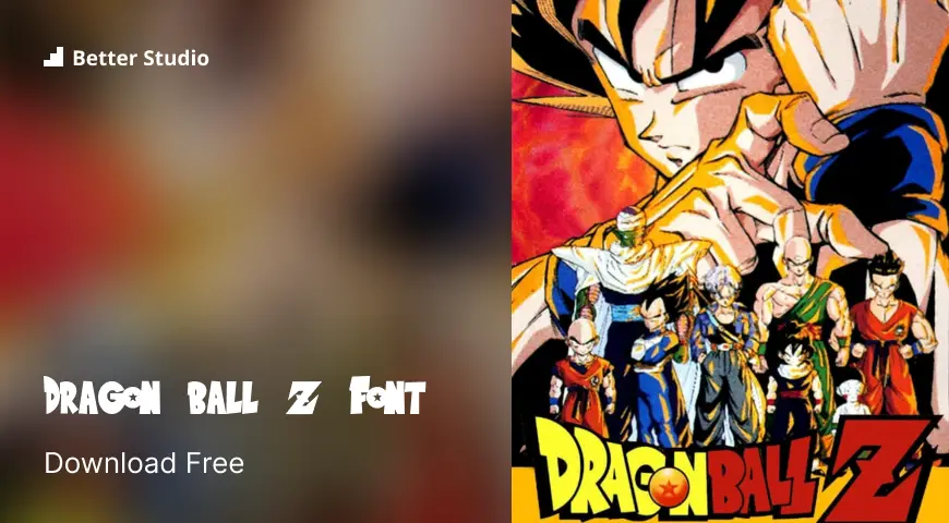 Dragon Ball Z Font: Download Free Font & Logo