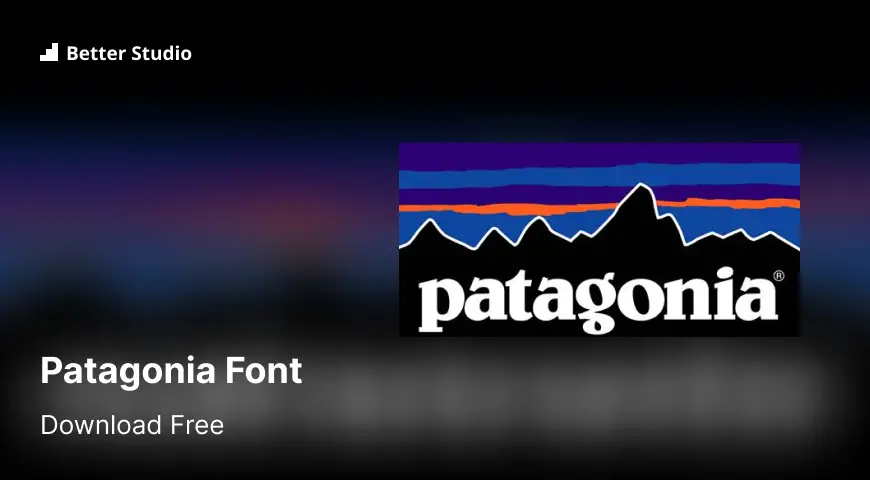 Bør fårehyrde Ligegyldighed Patagonia Font: Download Free Font & Logo