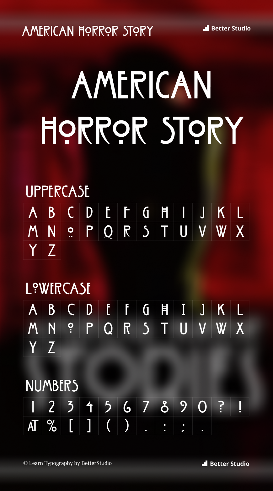 American Horror Story Font Download Font and Logo HERE