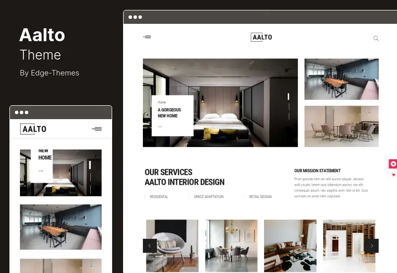Aalto Theme - Architecture and Interior Design WordPress Theme