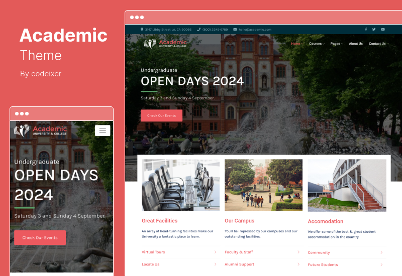 Academic Theme - Education WordPress Theme