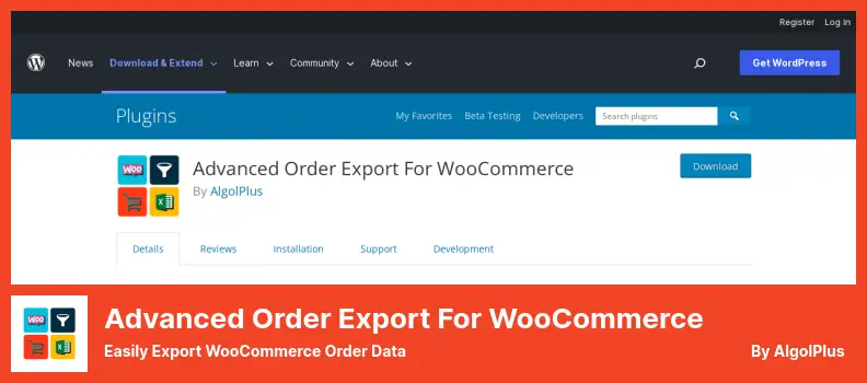 Advanced Order Export For WooCommerce Plugin - Easily Export WooCommerce Order Data