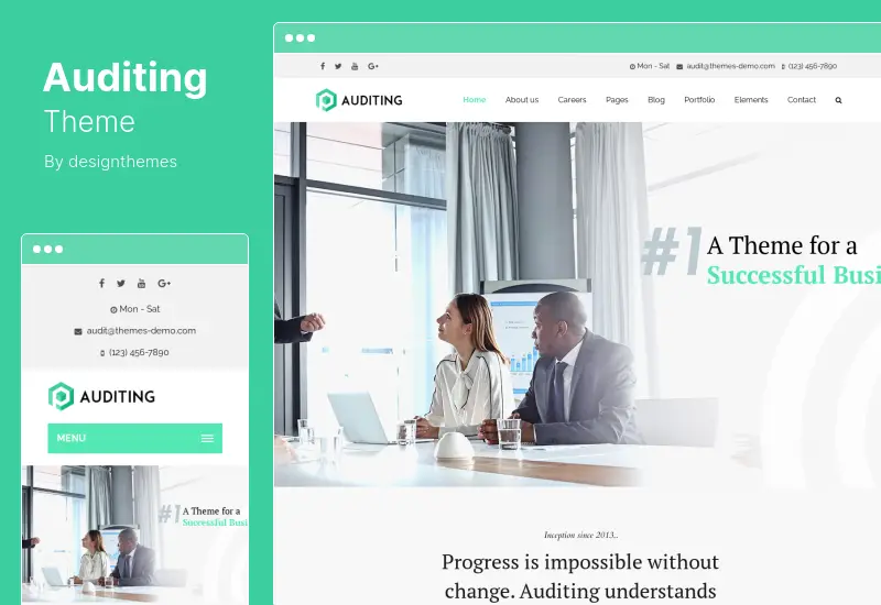 Auditing Theme - Accounting Consultant, Finance WordPress Theme