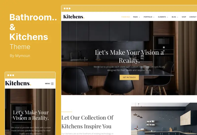 Bathrooms & Kitchens Theme - Bathrooms and Kitchens WordPress Theme
