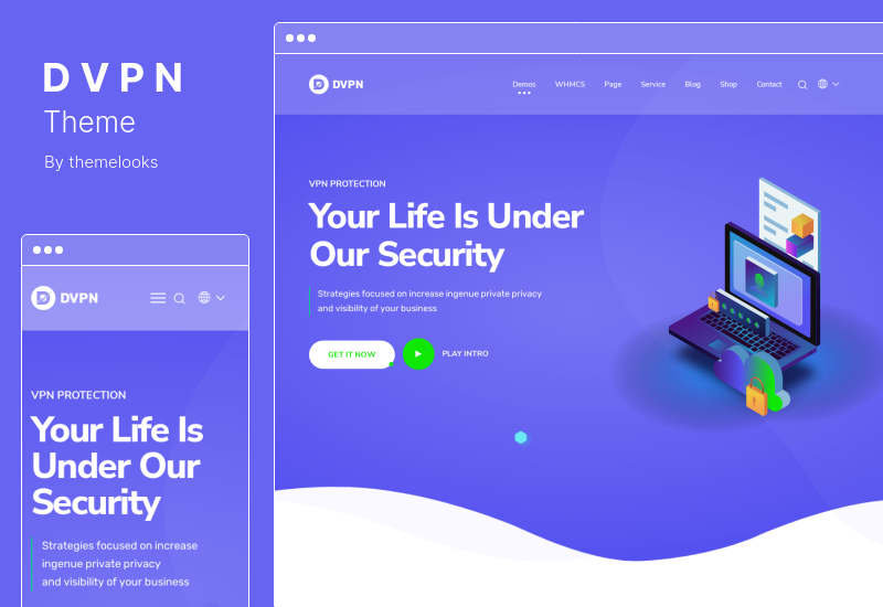 DVPN Theme - Multipurpose VPN WordPress Theme