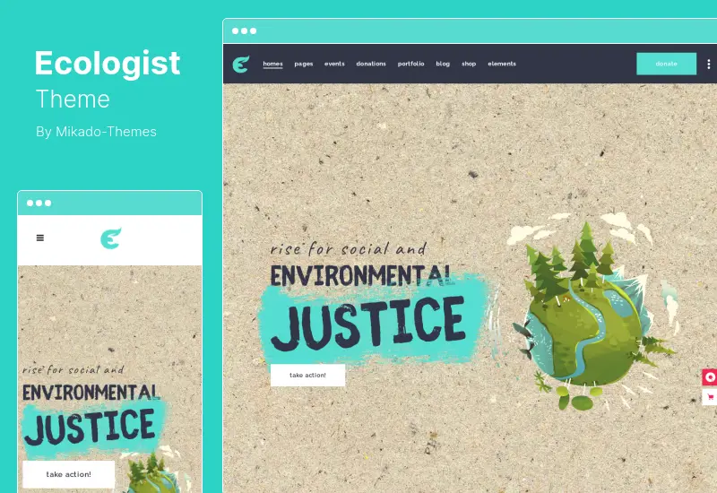 Ecologist Theme - Environmental, Ecology and Recycling WordPress Theme