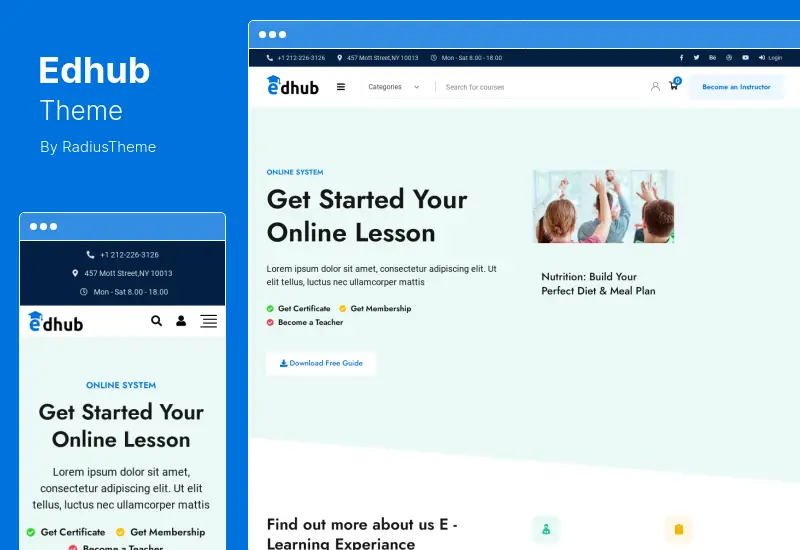 Edhub Theme - Education WordPress Theme