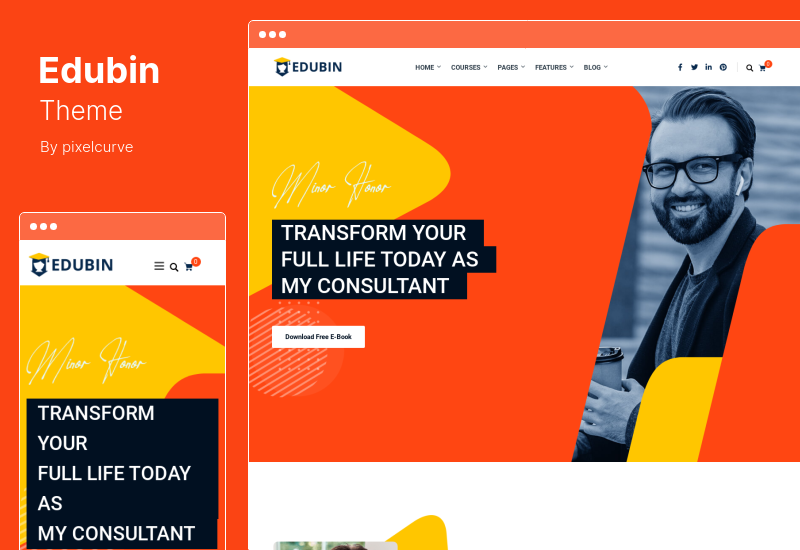 Edubin Theme - Education WordPress Theme