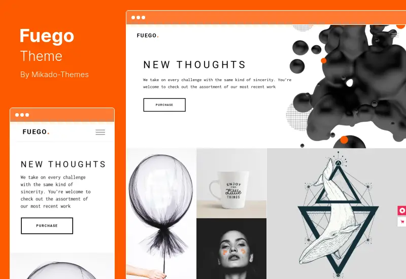 Fuego Theme - Creative Portfolio WordPress Theme for Design Agencies
