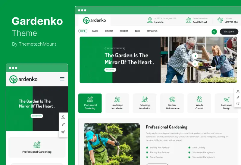 Gardenko Theme - Gardening & Landscaping WordPress Theme