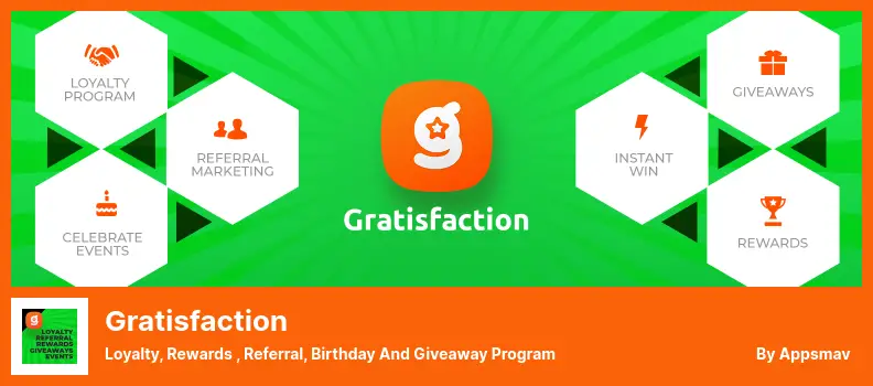 Gratisfaction Plugin - Loyalty, Rewards , Referral, Birthday and Giveaway Program