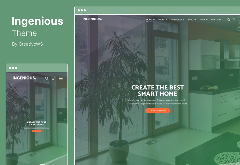 Ingenious Theme - Smart Home Automation WordPress Theme