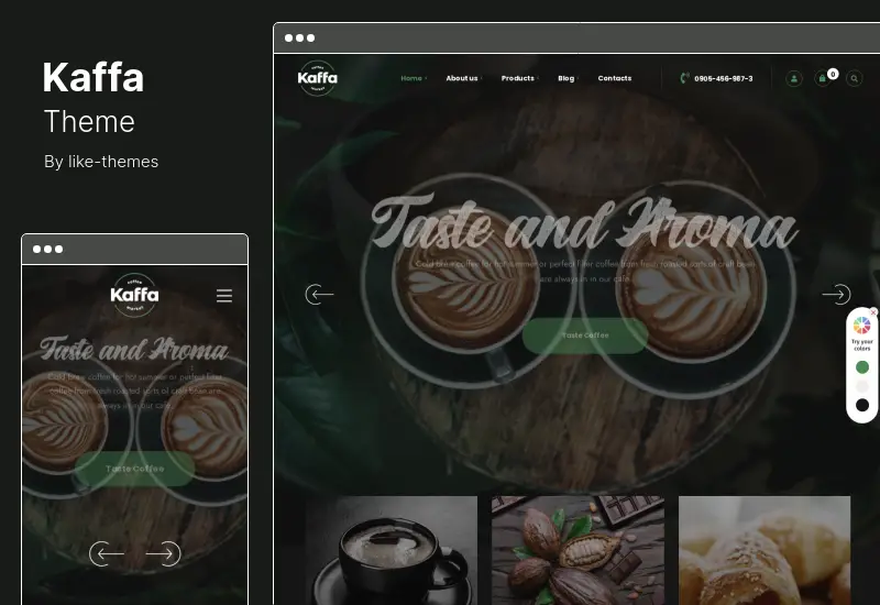 Kaffa Theme - Cafe & Coffee Shop WordPress Theme 